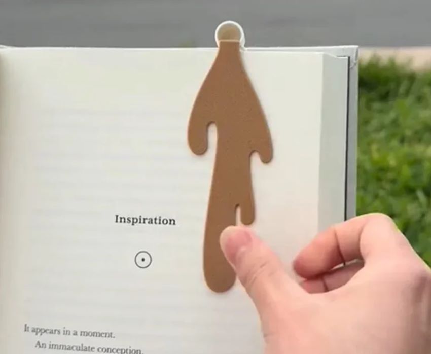 Pesonalized bookmark for a coffee lover bookworm.
