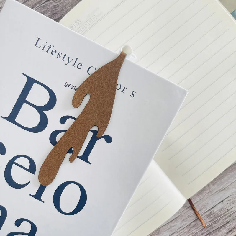 Cute Spilled Coffee Corner Bookmark