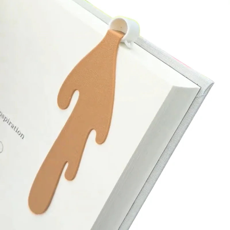 Cute Spilled Coffee Corner Bookmark
