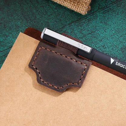 Magnetic Leather Bookmark