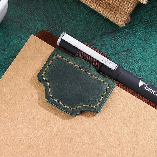 Magnetic Leather Bookmark